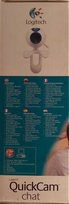 Máquina fotográfica para computador Nova Logitech