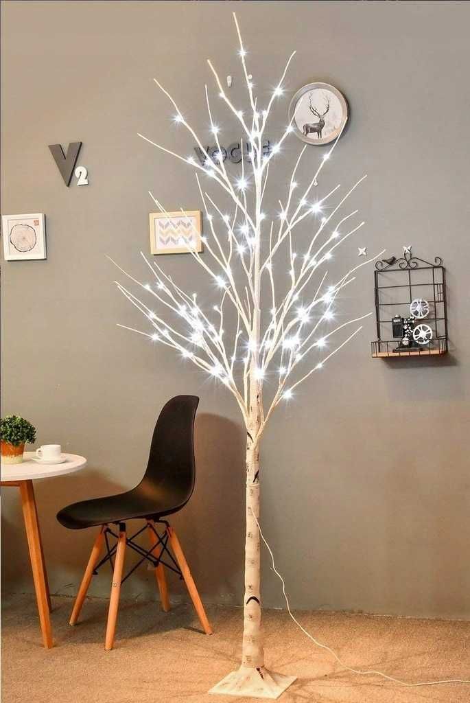 ŚWIECĄCE DRZEWKA LED brzoza zimna ciepła kolorowa 180cm 230V