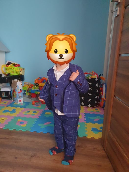 Garnitur trzyczęściowy chłopięcy 86 cm