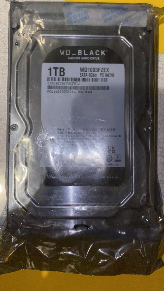 Жорсткий диск WD Black WD1003FZEX 1TB