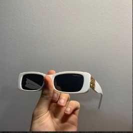 Óculos de sol Balenciaga (Branco/Preto)