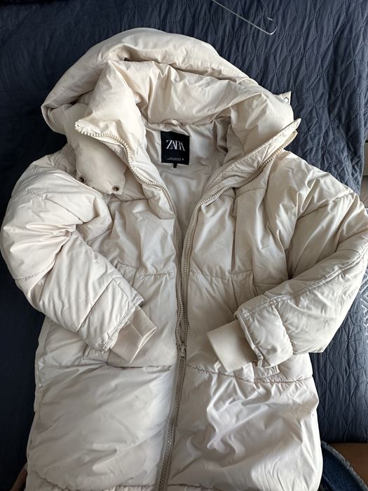 Пуховик зара,Zara женский,пальто
