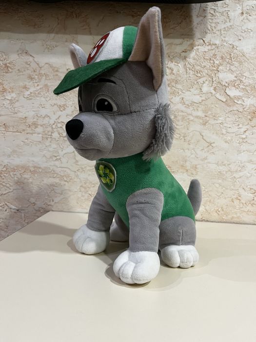 М'яка іграшка Рокі Щенячий патруль 30 см в ідеальному стані