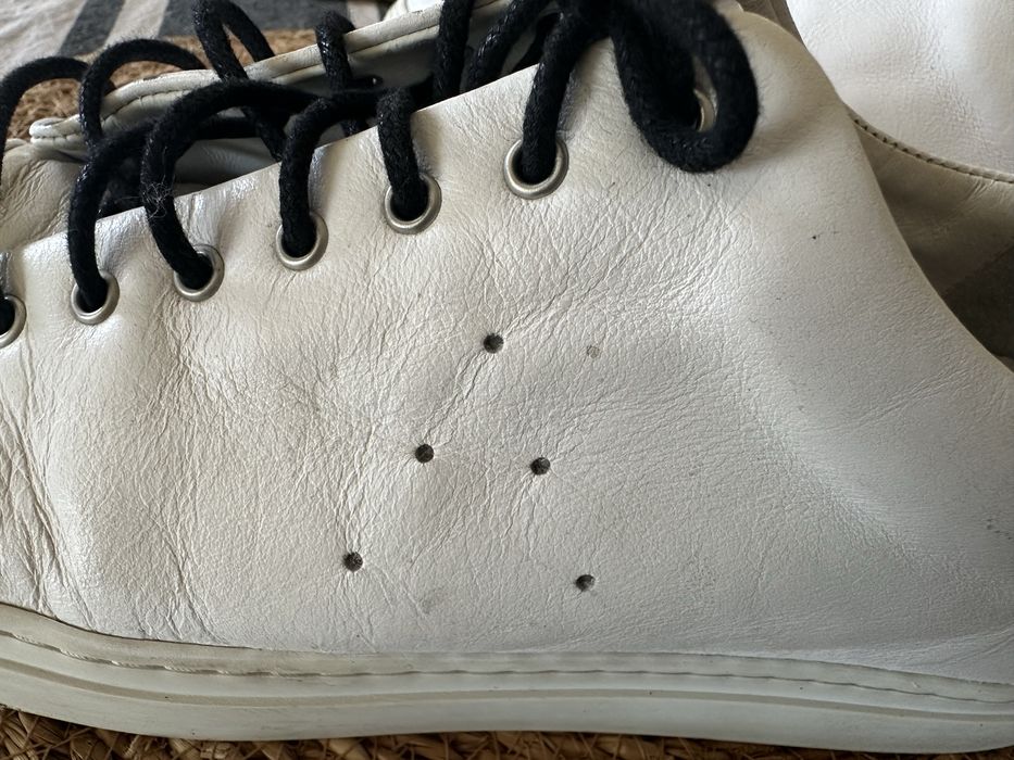 Snikersy męskie z naturalnej  skóry Ahler 42