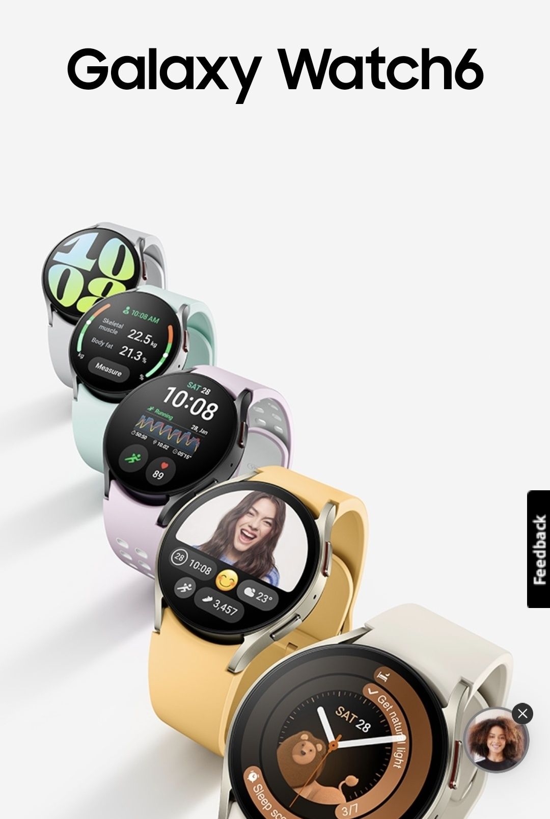 Samsung Galaxy Watch 6 NOVO