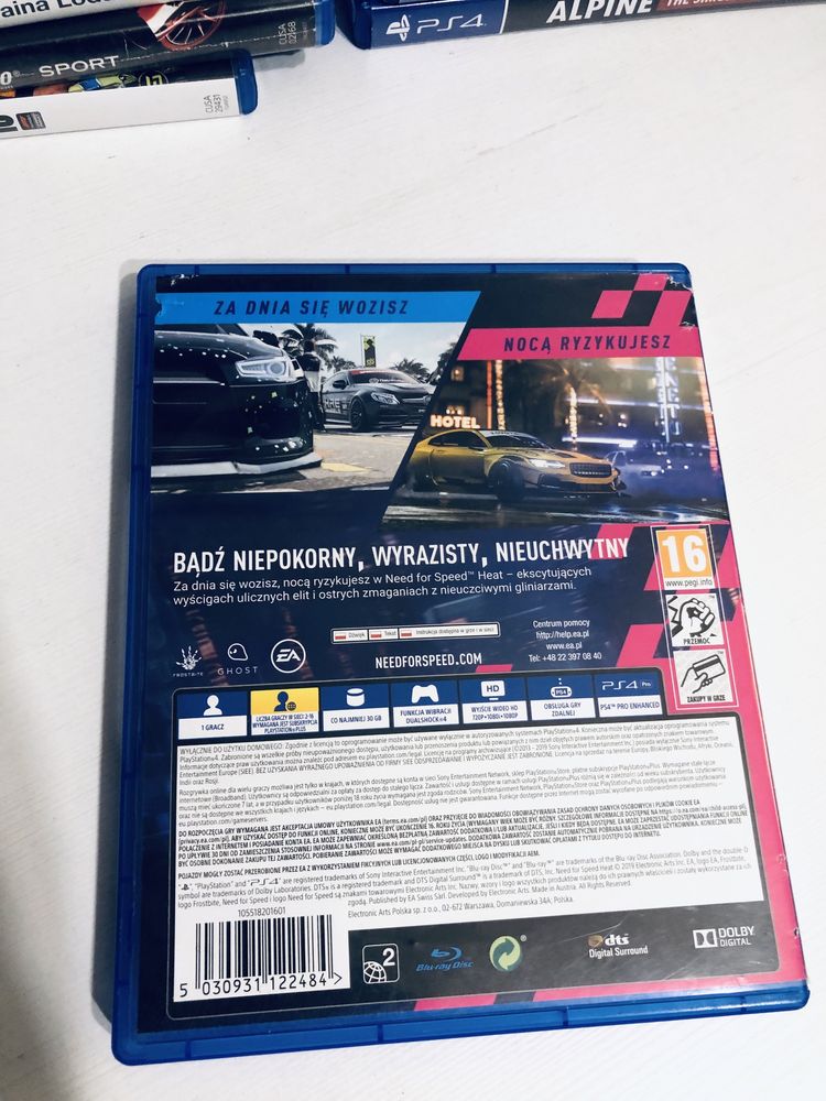 NFS heat pl need for speed gra na ps4 gry playstation ps5 pro wyscigi