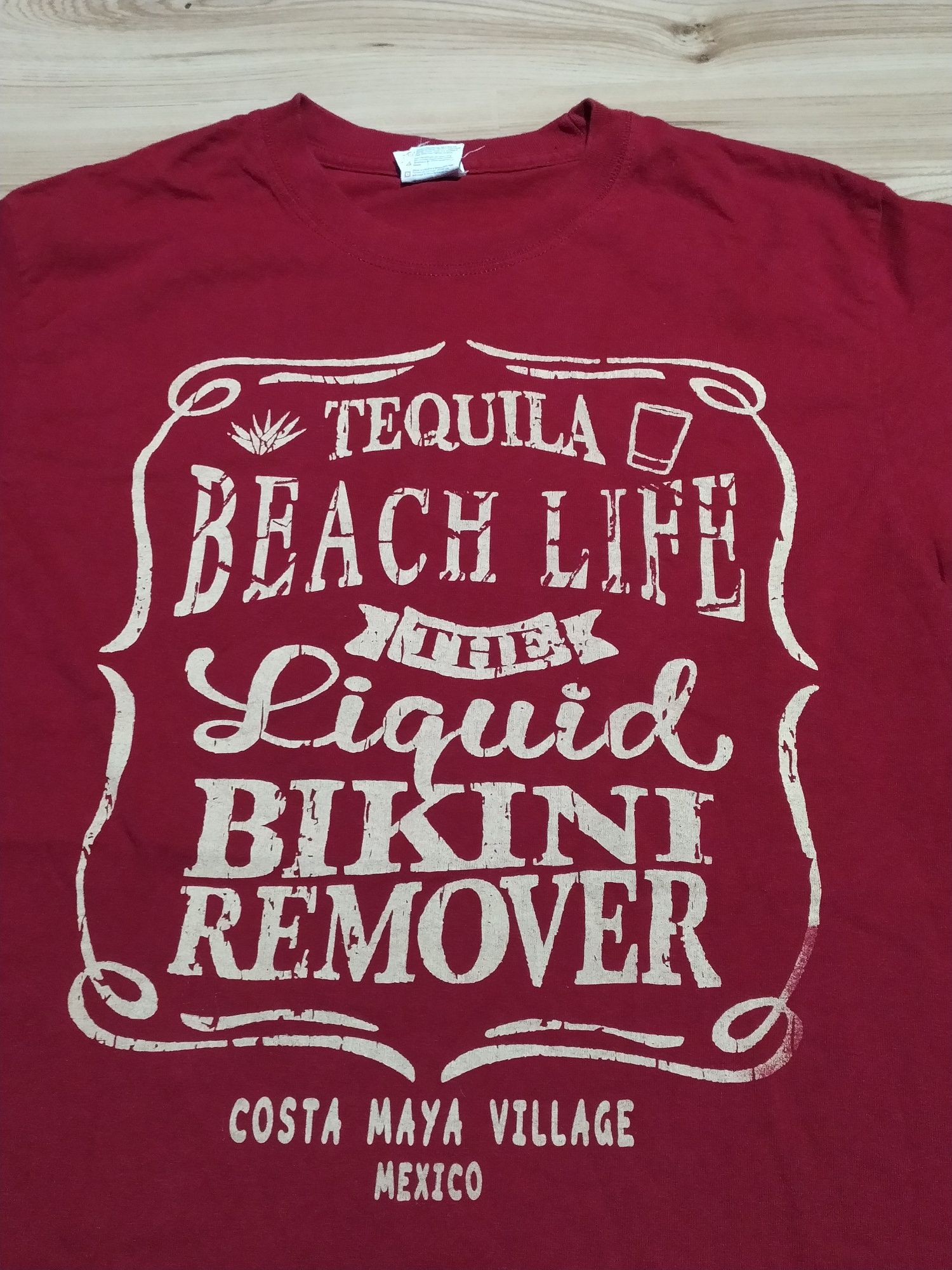 Czerwona Koszulka Tequila Beach Life