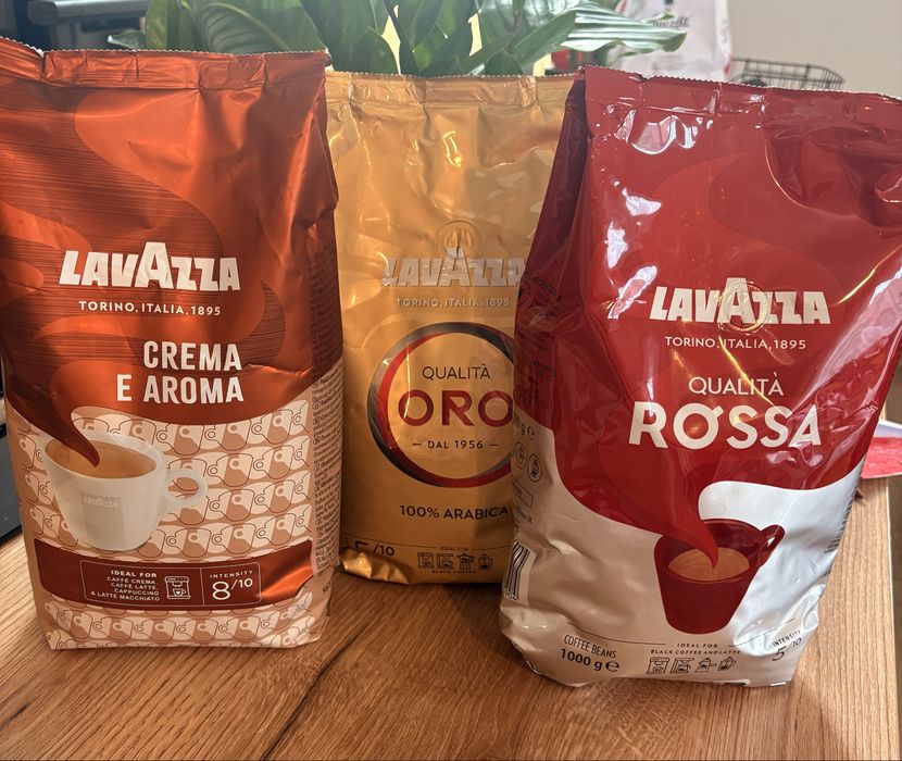 Zestaw kaw ziarnistych Lavazza 3x1kg