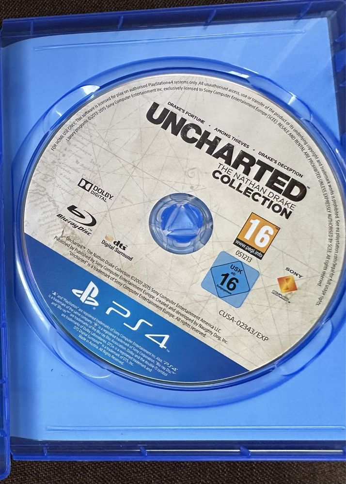 Игры для Playstation 4, ps4, ps5 Uncharted collection