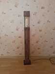 Lampa Loft stojąca z belki, rękodzieło