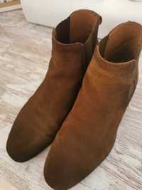 Botas em camurça camel, para homem,  n.º 41