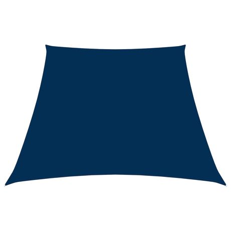 vidaXL Para-sol estilo vela tecido oxford trapézio 4/5x4 m azul 135574
