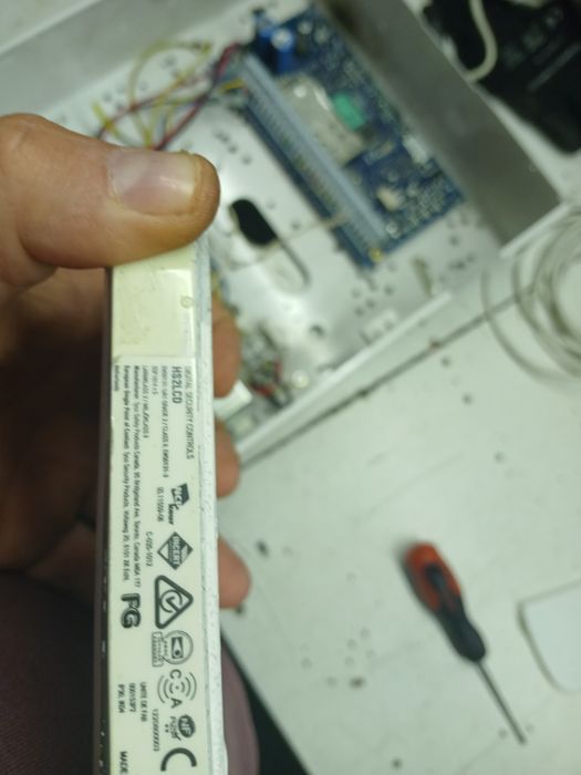 Centrala alarmowa DSC hs2064,klawiatura obudowa, transformator