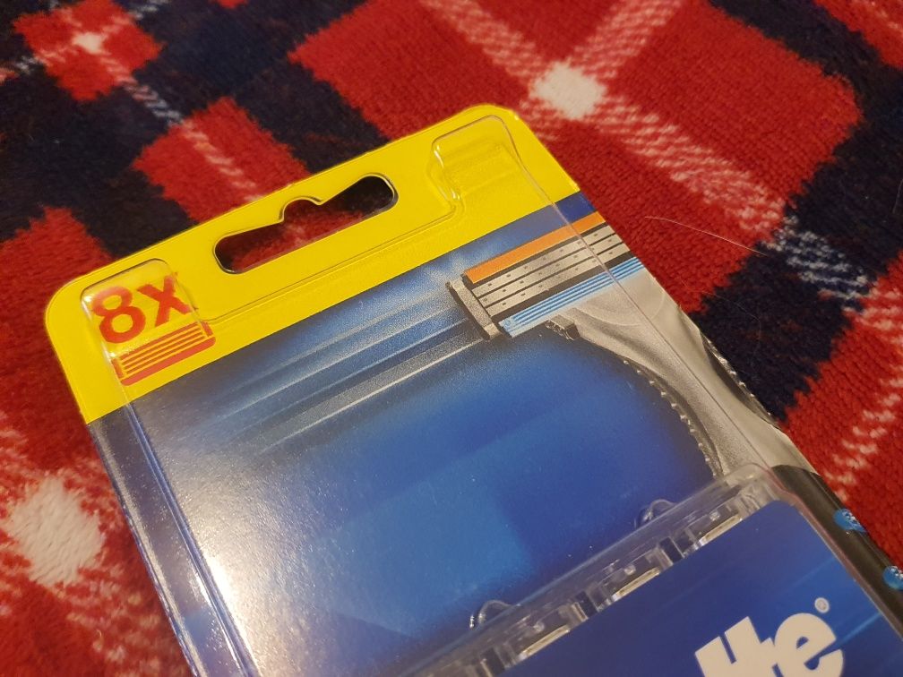 Wklady do maszynki Gillette sensor 3 8sztuk Orginal