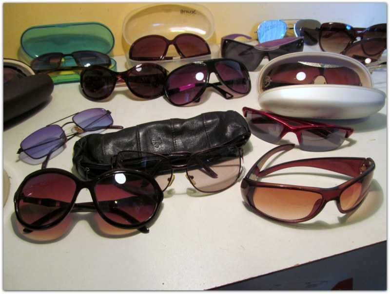 Okulary przeciwsłoneczne Kolekcja pakiet 17 sztuk używane