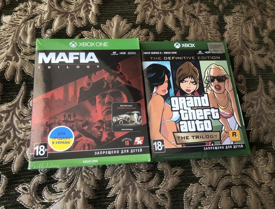 Игра Mafia Trilogy GTA The Definitive Edition для XBOX One Series X