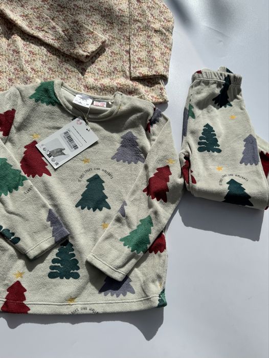 Піжама Zara H&M флісова велюрова махрова 98.116