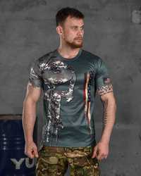 Потоотводящая мужская футболка с принтом "Punisher USA" Coolmax
