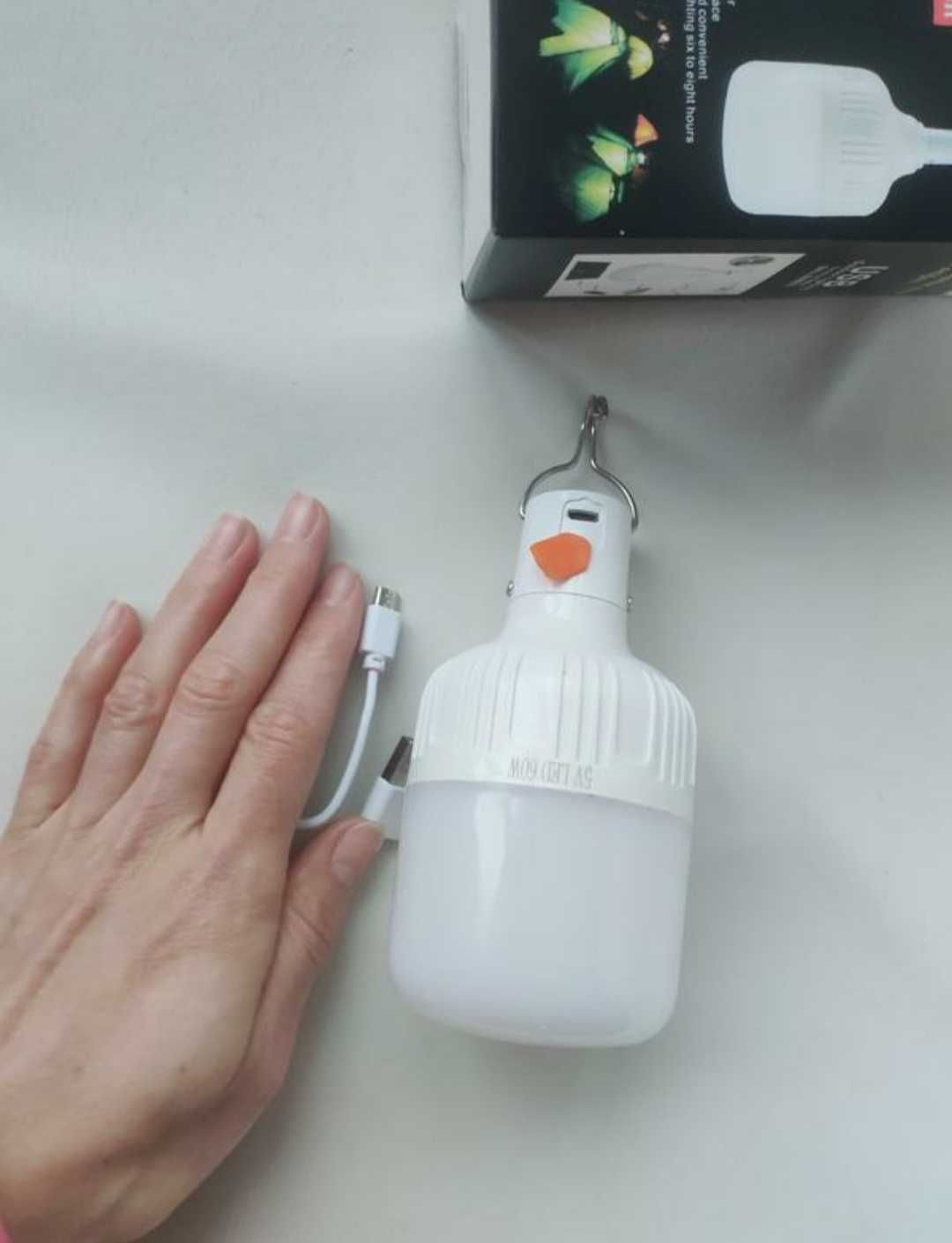 Акумуляторна лампа USB, Led лампа.60 W