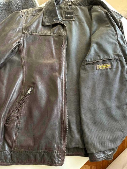 Quadro Valentino р.52 54 чоловіча шкіряна куртка м"яка шкіра Німеччина
