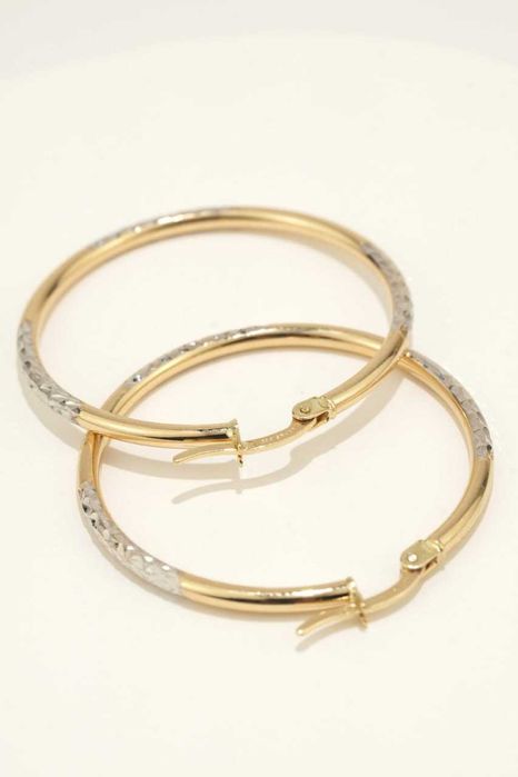 Złote kolczyki 14K 3.09g