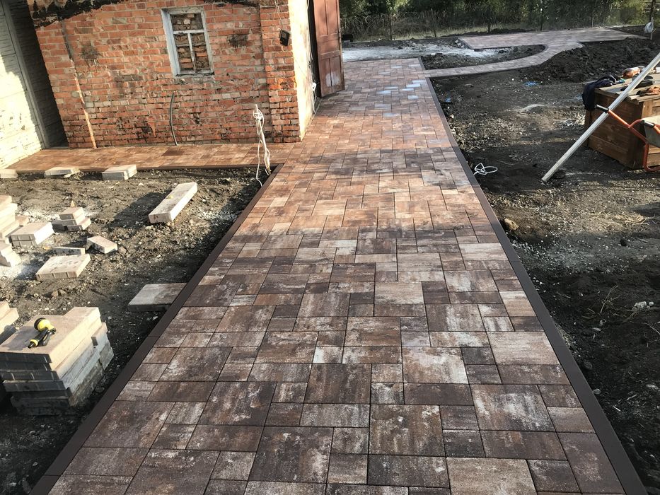 Укладка Тротуарная плитка