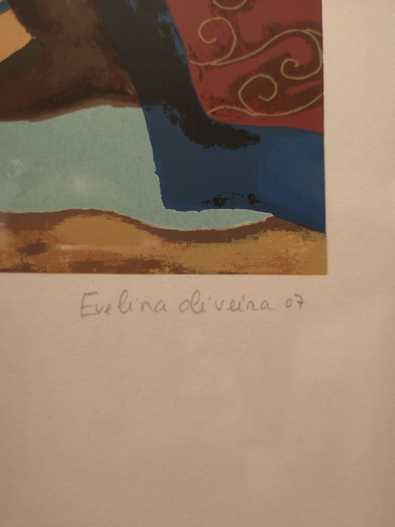 Serigrafia Evelina Oliveira - exclusiva e numerada