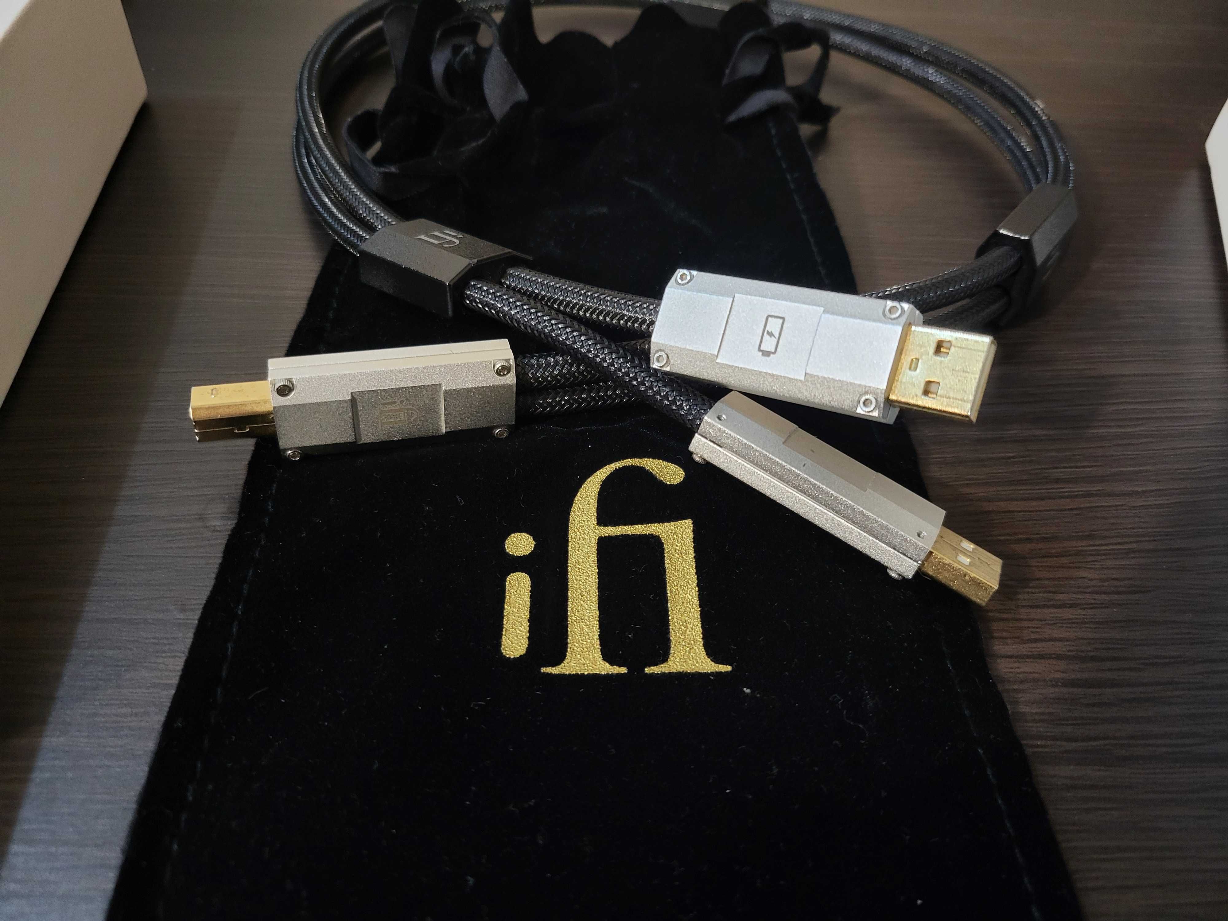 Ifi audio gemini usb kabel dual 0.7m