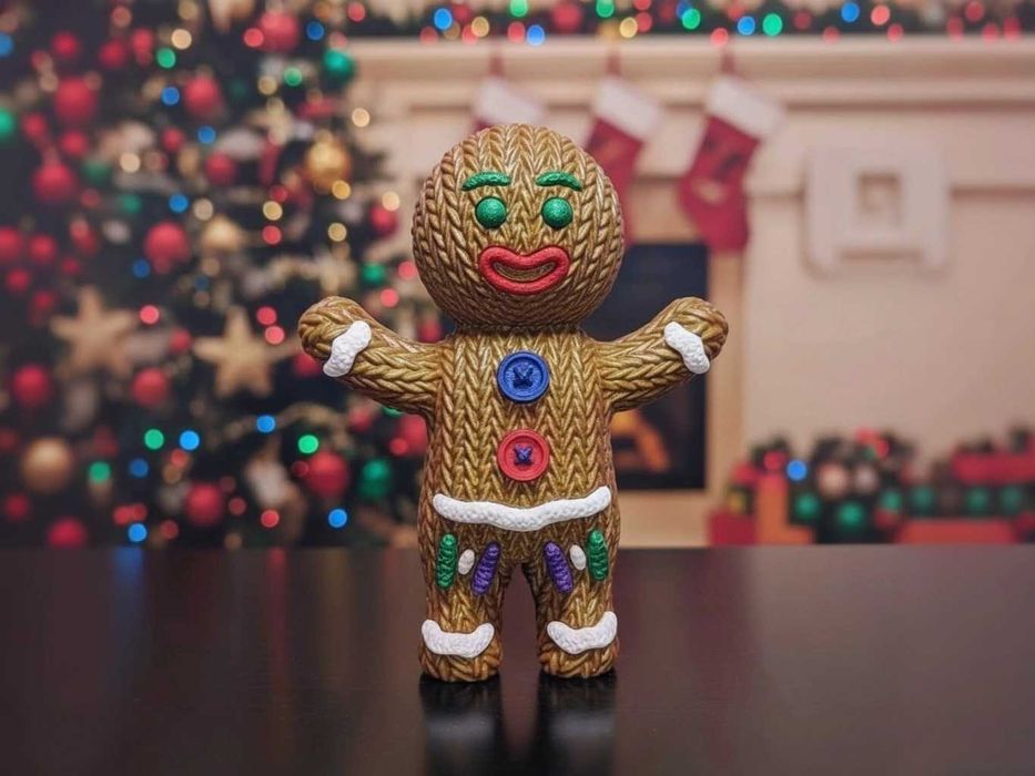 Świąteczna figurka 3D – stojąca lub na choinkę, idealna na prezent