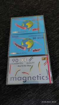 3 x Kasety Stilon XCR 60, 90, XF 90. NOS. Folia. Export. Idealne.