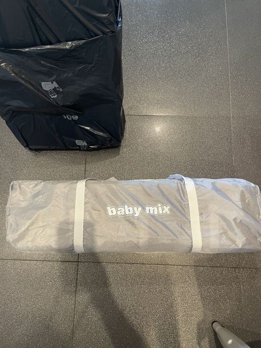 Łóżeczko Baby Mix szare