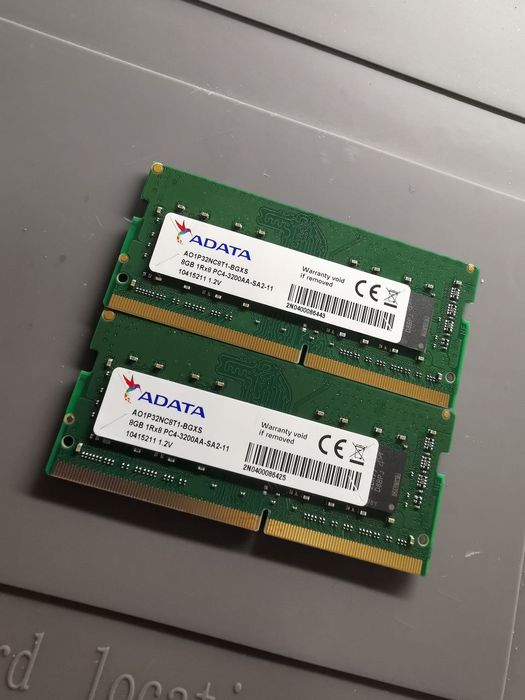 Pamięć 2szt 16 GB DDR4 ADATA Premier 8GB 3200MHz CL22 SO