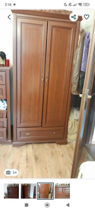 Szafa ubraniowa dwudrzwiowa