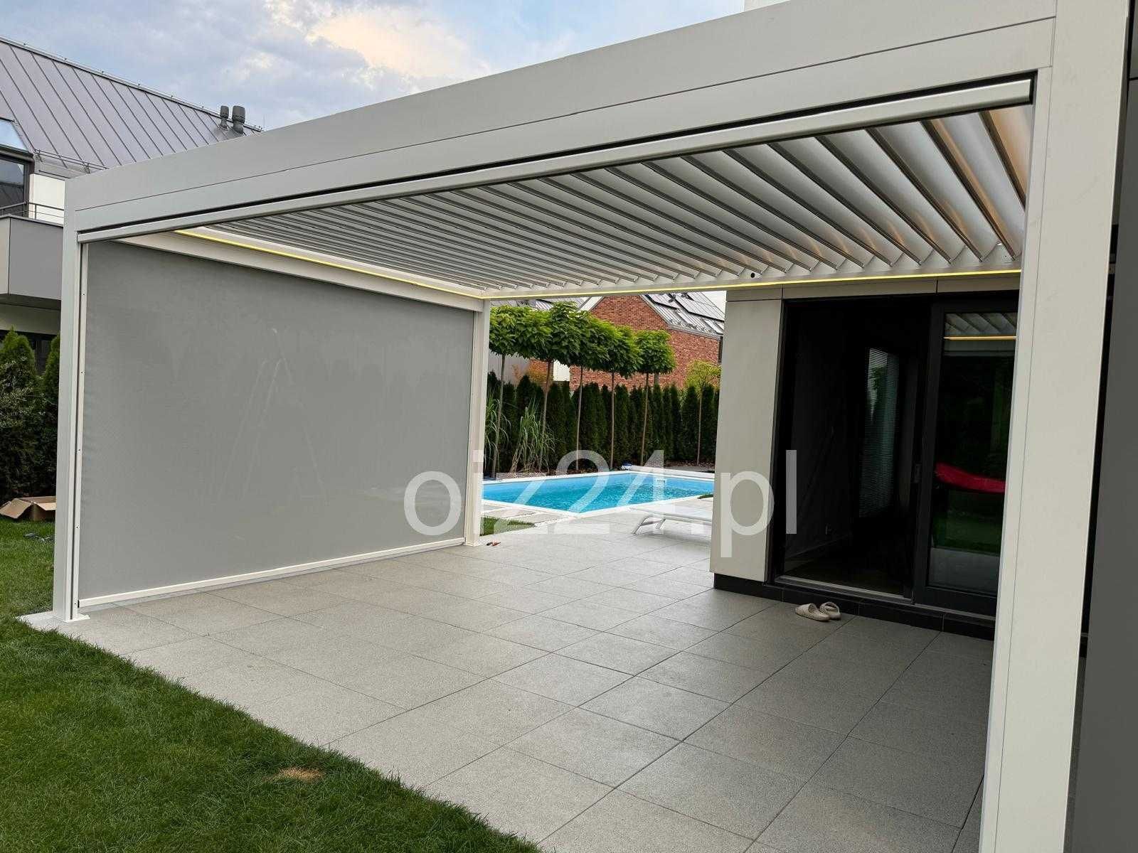 Najtaniej ! ! ! Pergola Zadaszenie Aluminium Taras Lamele Led