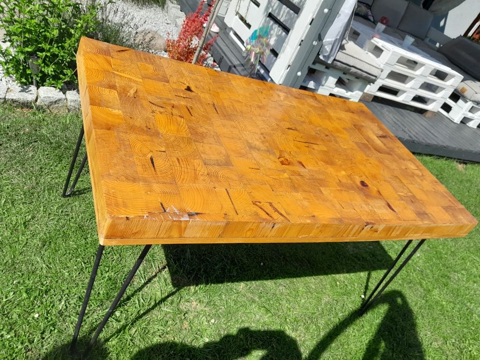 Stół hand made drewno żywica