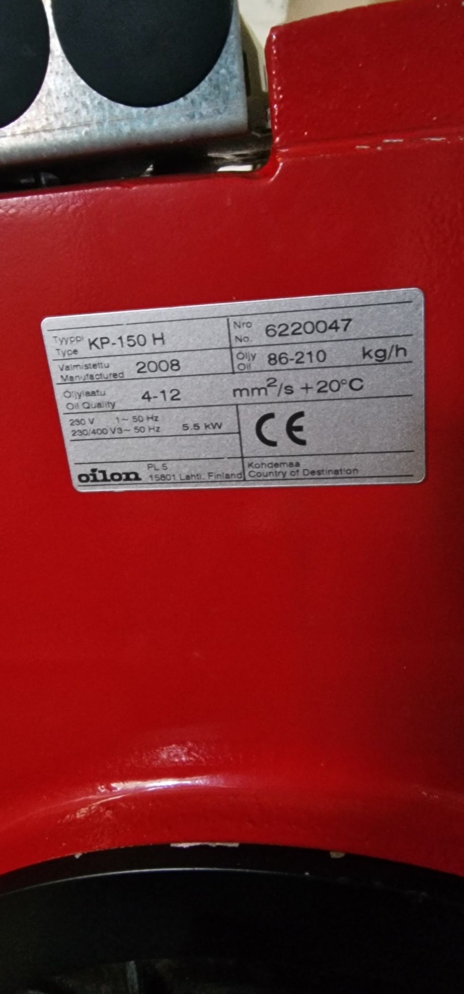 Palnik Oilon KP-150H