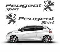 Naklejka 2 sztuki Peugeot Sport różne kolory