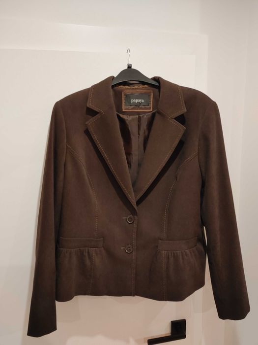 Brązowa marynarka Papaya w rozmiarze 18