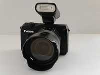 Canon EOS M  +  EF-M 18-55mm f/3.5-5.6 IS STM  +  Speedlite EX 90