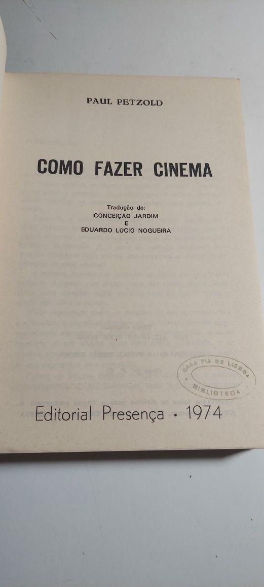 Como Fazer Cinema - Paul Petzold (1974)