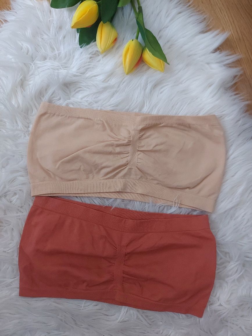 Biustonosze opaski topy damskie r S Nowe