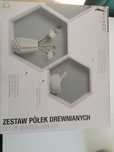 Zestaw półek drewnianych