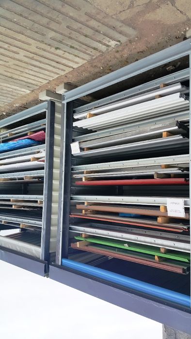 Blacha trapezowa T 18E Szara  gat II  RAL 9006 0,5mm brutto 1m2  24,99