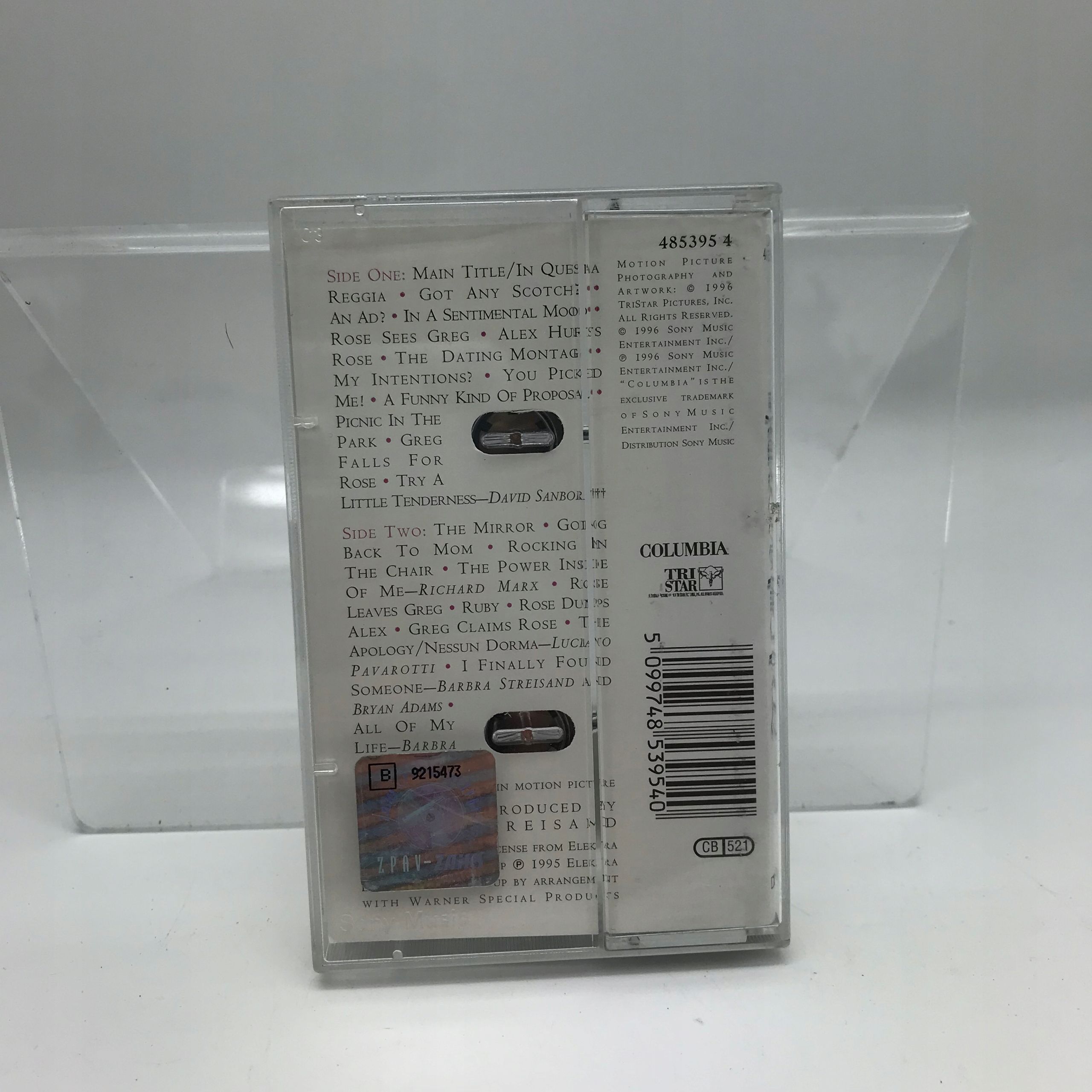 kaseta - marvin hamlisch - the mirror has two...