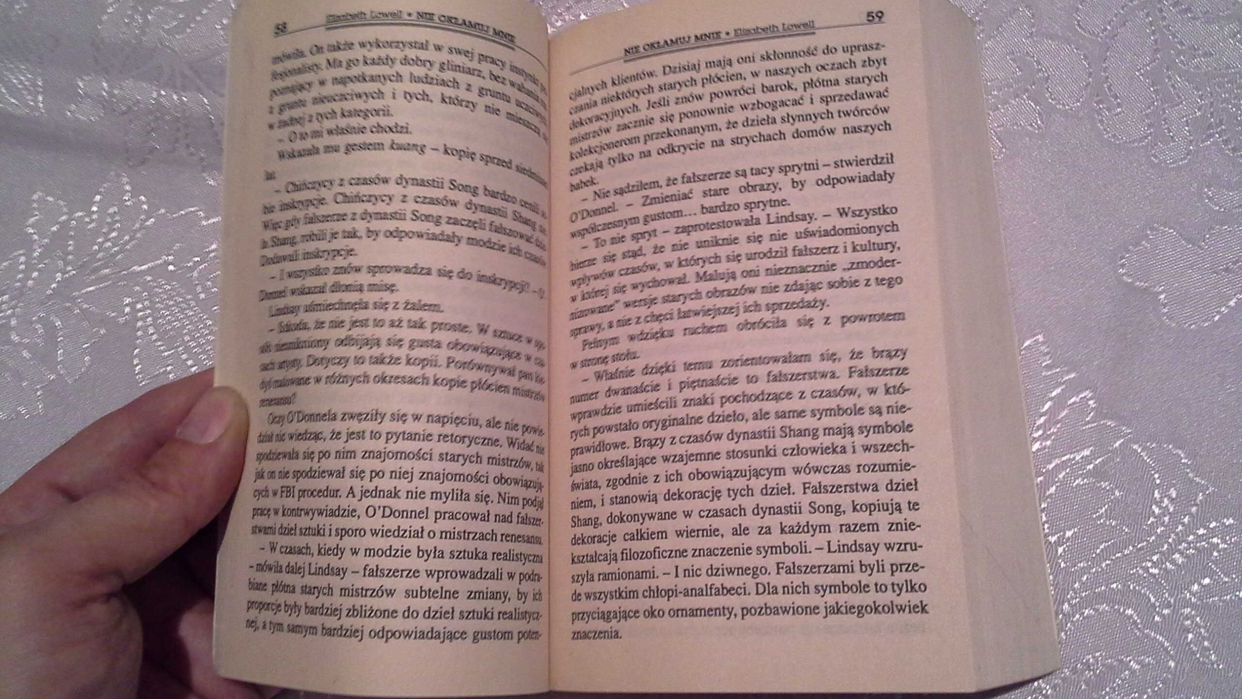 Nie okłamuj mnie - Elizabeth Lowell. Nowe