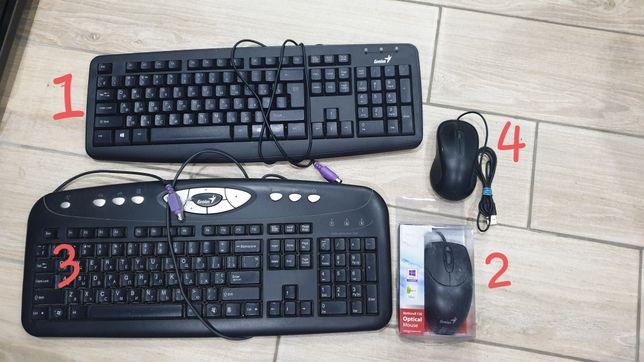Мышки, клавиатуры новые и б/у