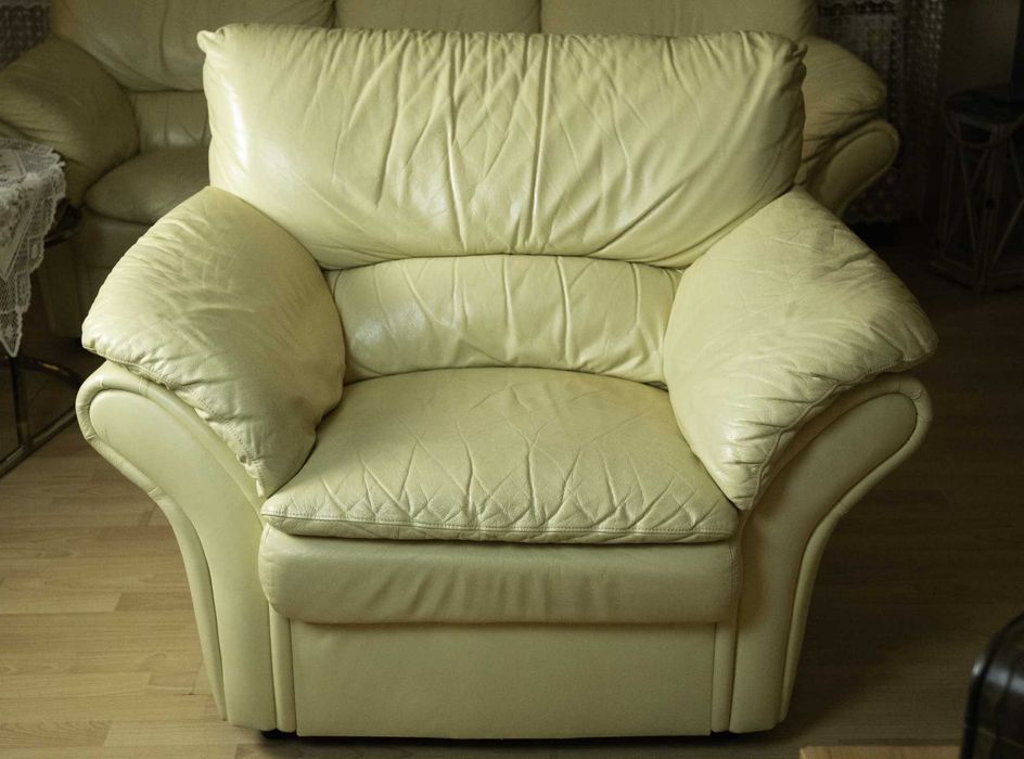 wypoczynek Meblomak - sofa i fotel [skóra naturalna]
