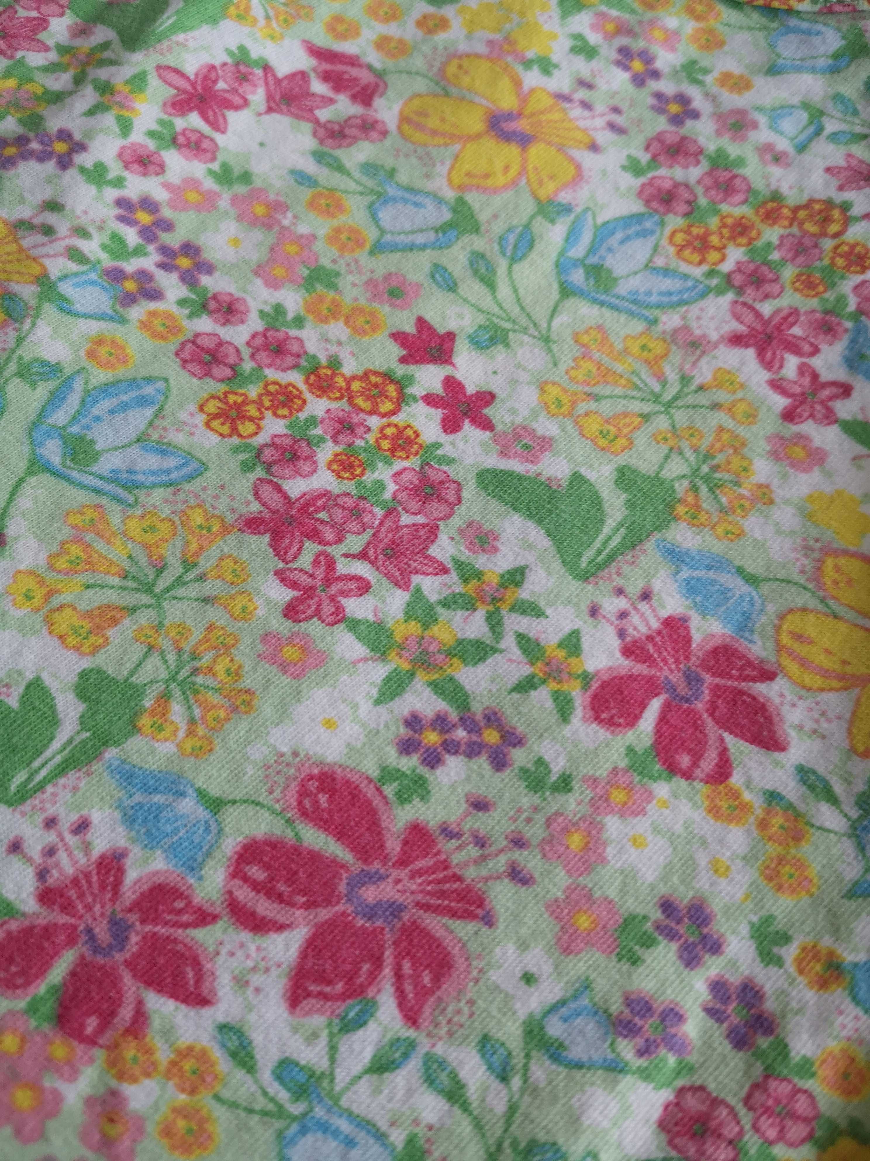 Kolorowa letnia sukienka w kwiaty kwiatki H&M 98 - 104 jak nowa