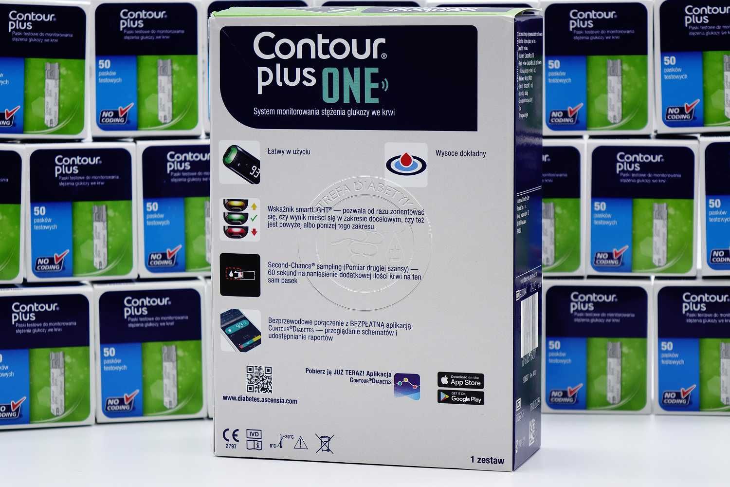 1 x Glukometr – CONTOUR PLUS OnE + Paski CONTOUR PLUS