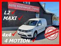 Volkswagen CADDY  2,0 122KM! Napęd 4x4 - 4 MOTION MAXI L2 Long Klima Tempomat GPS